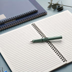 Spiral-Bound A5 Notebooks, 4pcs/set In Eye-catching Gradient Blue, Offering 320 Versatile Pages For Note-taking, Journaling, Drawing, And More