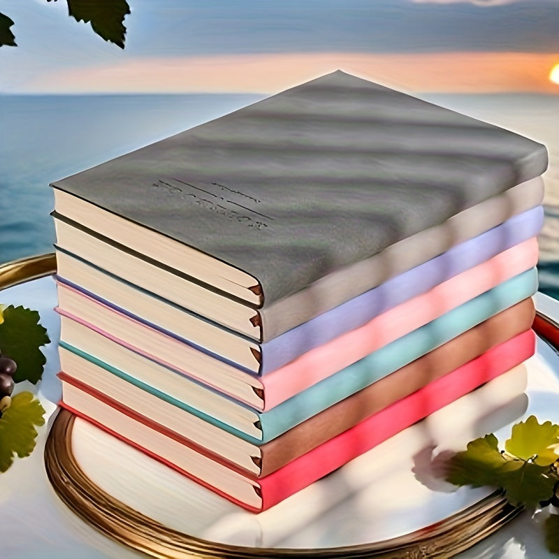 Journal Notebook - Hardcover Faux Leather Daily Journals For Writing, 200 Lined Pages 8.3 X 5.8 Inch, Gifts For Men, Women, Notebooks For Work