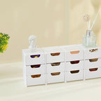 Chic 3-Tier Desktop Organizer With Drawers - Perfect For Office Supplies, Jewelry & Cosmetics Storage Office Desk Accessories Desk Accessories Office