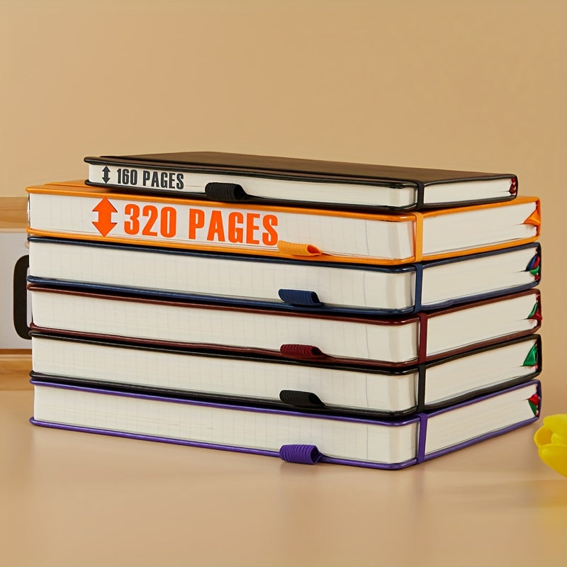 3 Pack B5 Lined Leather Notebooks - Large 320 Pages Hardcover College Ruled Journal Set for Women and Men, Multicolor, 7.1 X 10in, Perfect for Work, School, Office, and Everyday Writing