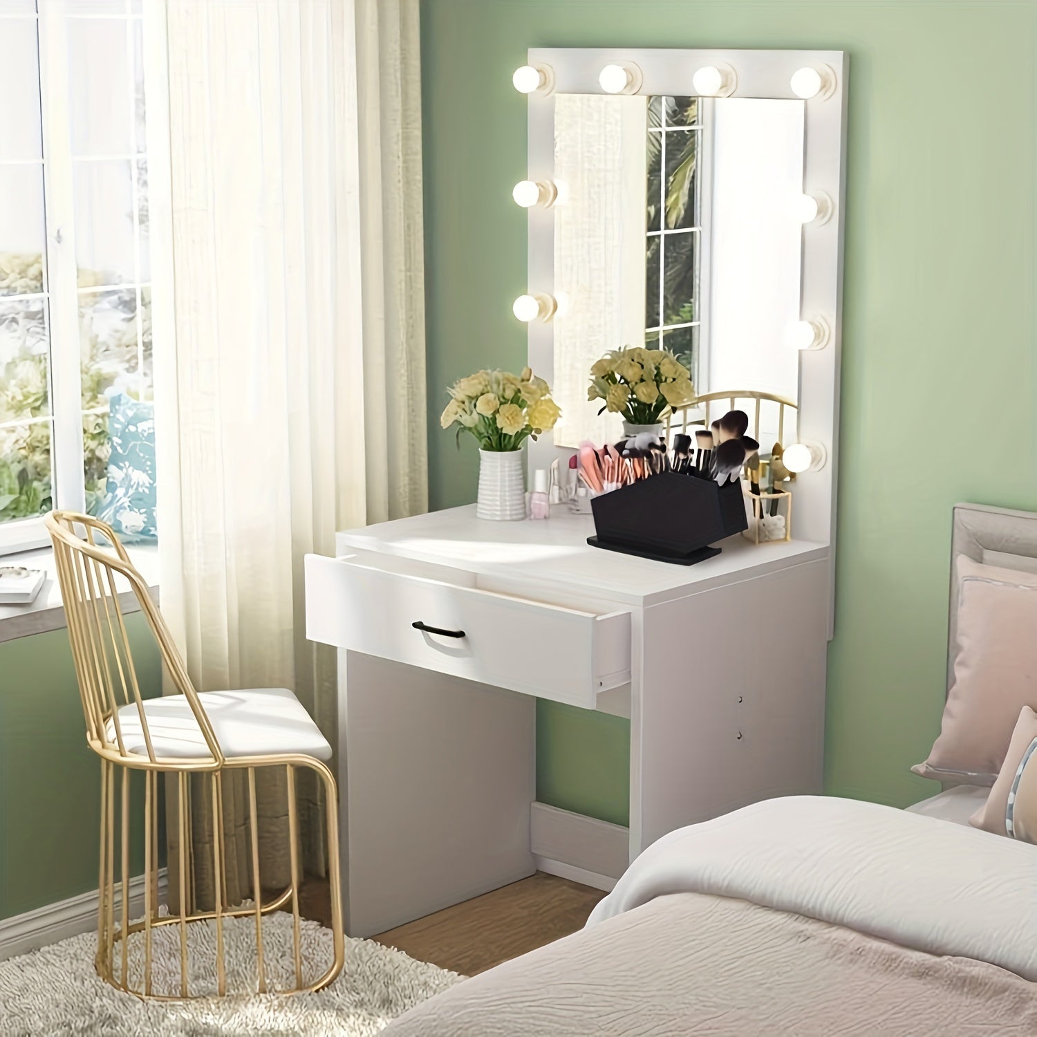 Gothic Coffin Makeup Brush Holder - Decorative Art Style, Durable Plastic, Perfect For Bedroom & Bathroom Decor, Kitchen Accessory Rack, Spooky Home Office Organizer