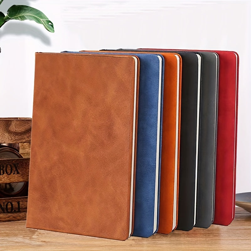 A5 Notebook Business Notebook, Soft Faux Leather Notepad 200 Pages A5 Thickening, Notebook For Office Home School Business Journal Notebooks Note Book
