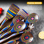 7pcs Utensils Set Durable Wooden Spoon For Cooking Wooden Utensil For Cooking Wooden Kitchen Tool Kitchen Stuff