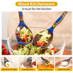 7pcs Utensils Set Durable Wooden Spoon For Cooking Wooden Utensil For Cooking Wooden Kitchen Tool Kitchen Stuff