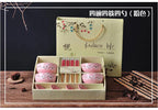Creative ceramic bowl household tableware  4 bowls chinese gift dinnerware set tableware gift boxes wedding