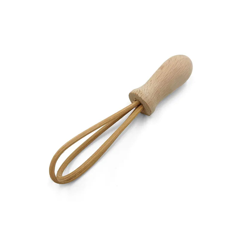 Children Wooden Kitchen Utensils Pretend Kitchen Toy Simulation Beech Wooden Spoon Shovel Egg Beater Clip Pretend Kitchen Set