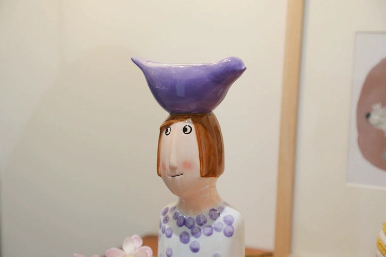 Vase Home Decor Room Decoration Ceramic Vases Desktop Art Sculpture Flower Arrangement Wedding Decoration Flower Pot Furnishing