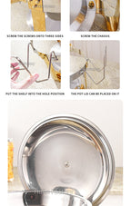 2 Pack 5QT Chafing Dish Buffet Set Stainless Steel Chafer with 2 Full Size Pans Round Catering Warmer Server Lid Water Pan