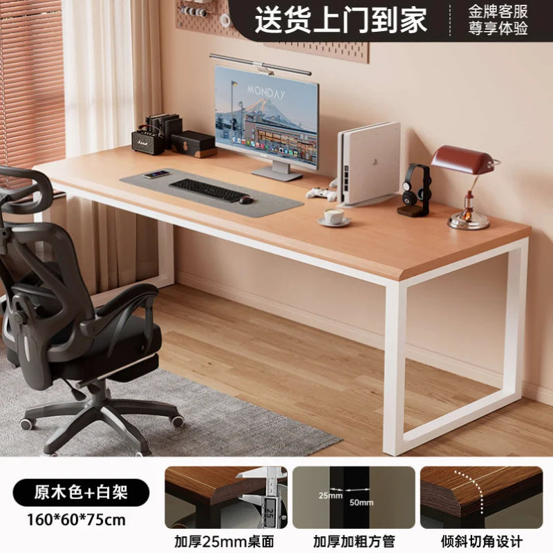 Minimalist Bedroom Office Desk Two Person Standing Design Unique Office Desk Computer Gaming Escritorio Esquinero Furnitures