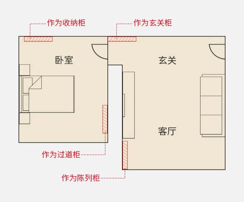 Keys Display Cabinet Cream Standing Office Buffet Cabinets Luxury Organization Mueble Recibidor De Entrada Home Furniture