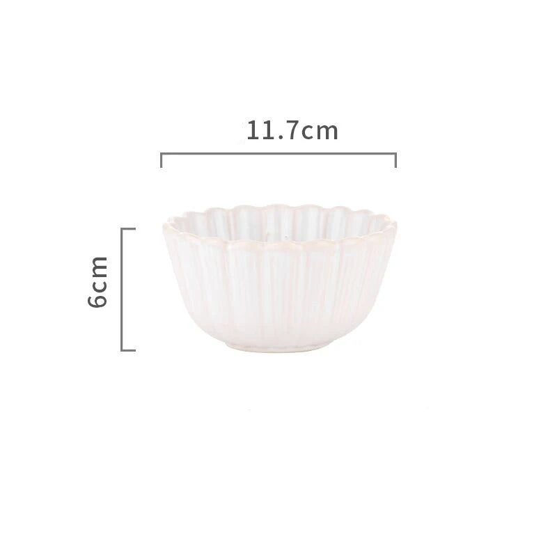 Ceramic Dinner Plate Tableware Coffee Mug Cup Steak Plate Salad Soup Noodles Bowl Chrysanthemum Dinnerware