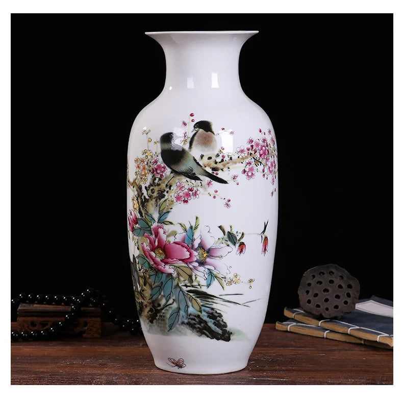 Ceramic vase modern imitation ancient Chinese living room decoration vase decoration handicraft