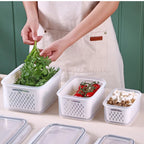 4pcs/set Storage Container, Multifunctional Leak Proof Food Storage Box  food storage containers  containers for kitchen