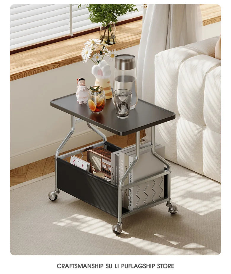 Modern Mobile Side Table Beauty Trendy Exquisite Glamour Coffee Table Luxury Elegant Mesa De Centro Sala Living Room Furniture