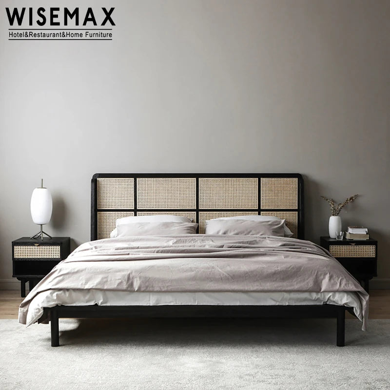 Modern Bedroom Furniture Wooden Bedside Table Nightstand Cabinet Bed End Side Table With Drawer For Home Use