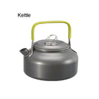 Camping Cookware Set Aluminum Nonstick Portable Outdoor Tableware  Kettle Pot Cookset Cooking Pan Bowl for Hiking BBQ Picnic
