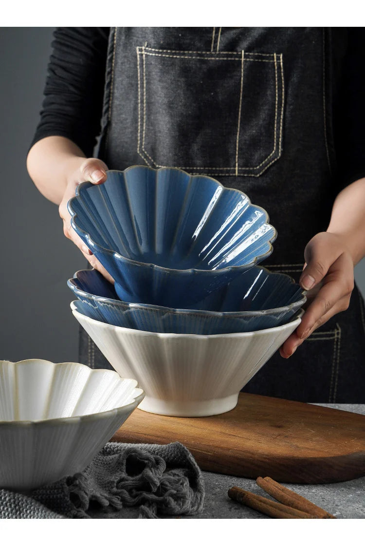 Ceramic Dinner Plate Tableware Coffee Mug Cup Steak Plate Salad Soup Noodles Bowl Chrysanthemum Dinnerware