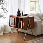 Multifunctional Beauty:Modern Solid Wood Magazine Storage, Chinese-Inspired Side Cabinet, and Floor Display for Bedroom Elegance