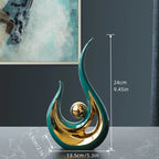 Ceramic Sculptures Ornaments Home Modern Decoration Abstract Statue Room Art Decor Luxury Porcelain Figurine Table Accessories