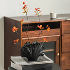 Pottery Vases Aesthetic Decorative Flower Bottle Modern Interior Luxury Dining Table Center Vase Bedroom Vase for Dried Flowers