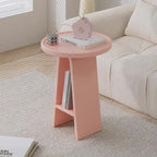 Nordic Modern Simple Living Room Coffee Table Creative Luxury Rounded Small End Tables Arc-shaped Corners Sofa Beside Home Decor