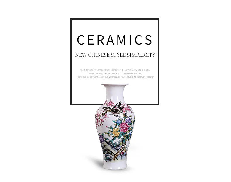 Ceramic vase modern imitation ancient Chinese living room decoration vase decoration handicraft