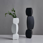 Modern minimalist vase decoration home Flower Arrangement Living Room Flowerpot Nordic minimalist decor black vase Art Ornaments