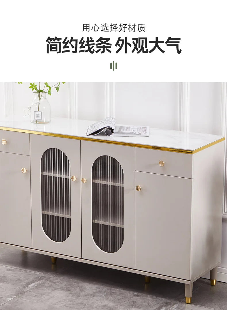 French Living Room Standing Cabinets Nordic Household Modern Showcase Cabinet Storage Drawers Mobile Legno Con Cassetti Furnitur