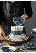 Ceramic Dinner Plate Tableware Coffee Mug Cup Steak Plate Salad Soup Noodles Bowl Chrysanthemum Dinnerware