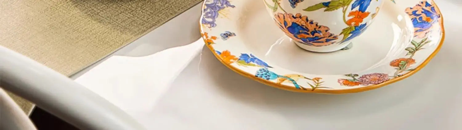 Fine China Kitchen Dinner Set Guests Gift Women Party Plates Dinnerware Sets Ceramic Breakfast Juego De Vajilla Completa Dishes