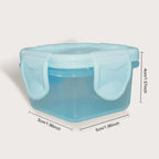 4 mini food storage containers, with leak-proof lids, sauce and condiment container, mini freezer storage container
