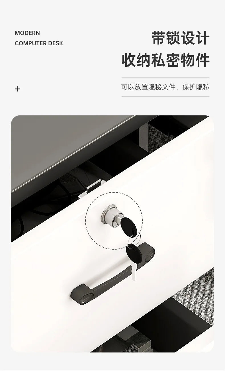 Modern Wood Office Desks Simplicity Study Cmputer Table Gaming Desk Bedroom Home Office Desks Table Computer Work Furniture