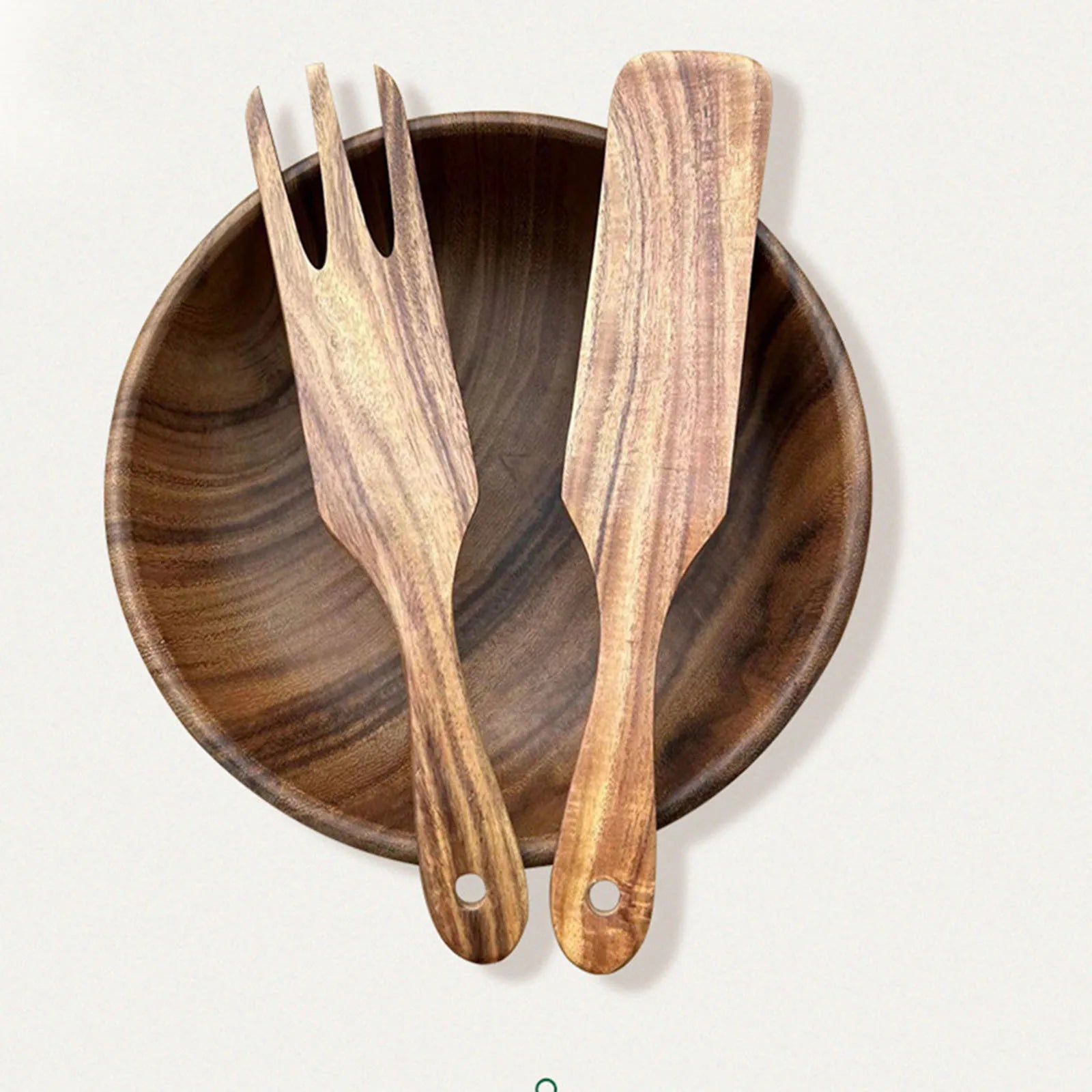 5/9Pcs/set Wooden Kitchen Utensils Set, Wooden Spoons for Cooking, Utensils,Natural Teak Wooden Spoons For Non-stick Pan Gift