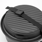 KYCOR-5-Piece Non-Stick Camping Cookware Set With Kettle, Ideal For Outdoor Cooking And Camping Adventures, Easy To Clean