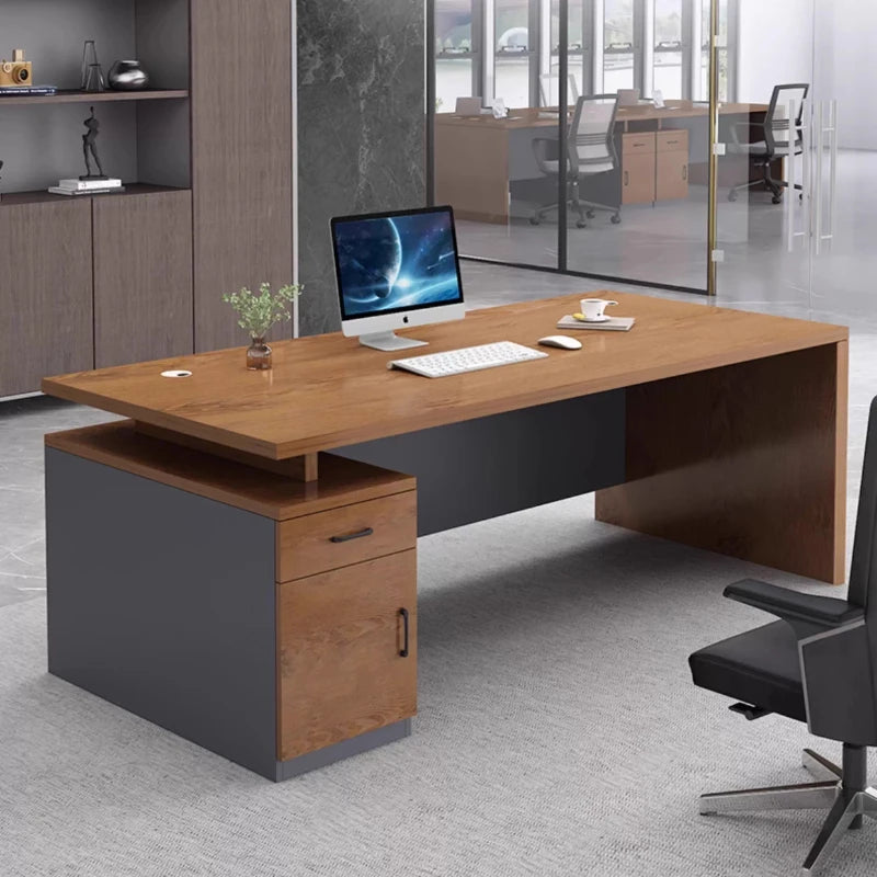 Bedroom Modern Office Desk Design Storage Luxury Fashionable Office Desk Classic Working Biurko Do Komputera Home Accessories