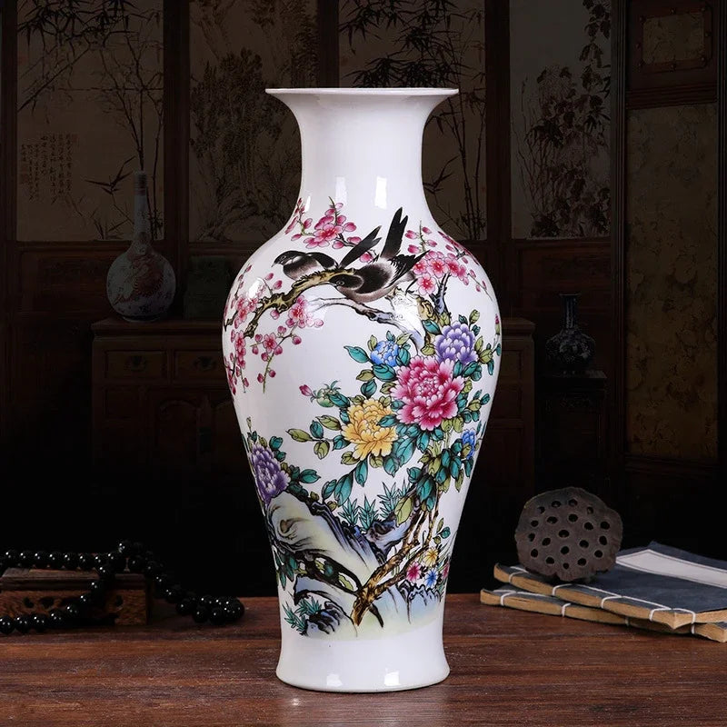 Ceramic vase modern imitation ancient Chinese living room decoration vase decoration handicraft