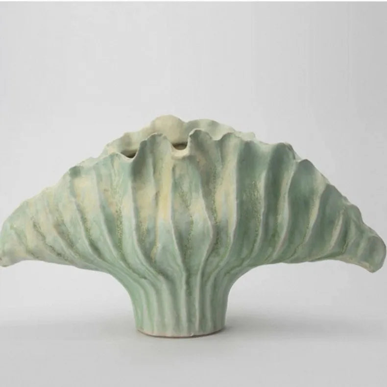 Ceramic Flower Vase Pottery Decorative Vases Modern Vase Plants and Decoration Ornaments Aesthetic Living Room Decor Accessories