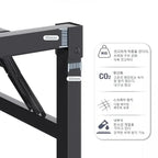 Simple Folding Desk, Desk, Home Dining Table, Rectangular Office Desk, Computer Desk, Student Learning Desk, Training Desk