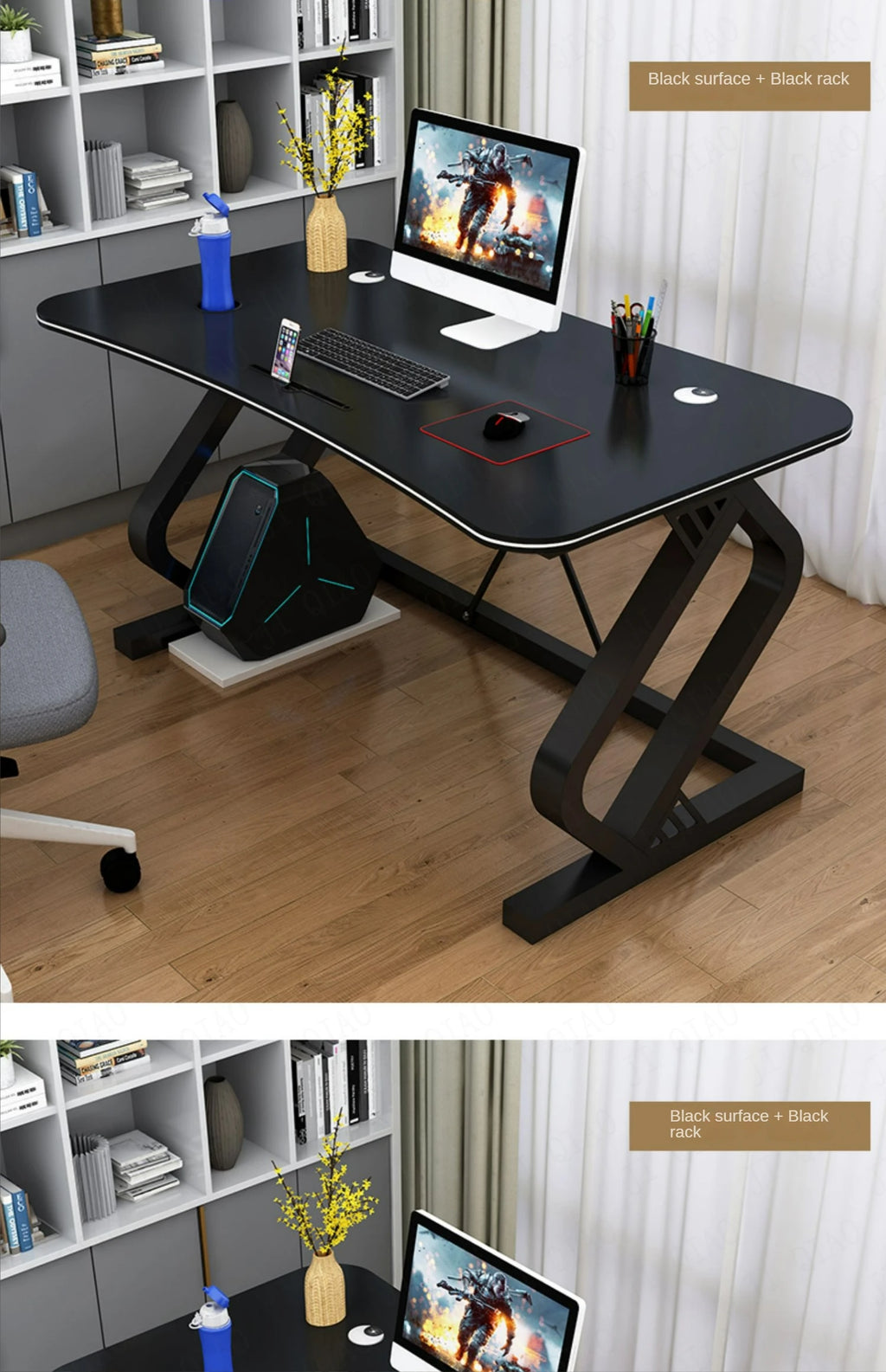 Office Work Desk desktop Computer Gamer Desk Bedroom Room Desks Simple Modern Bedroom Students Learn to Write and Store Desk