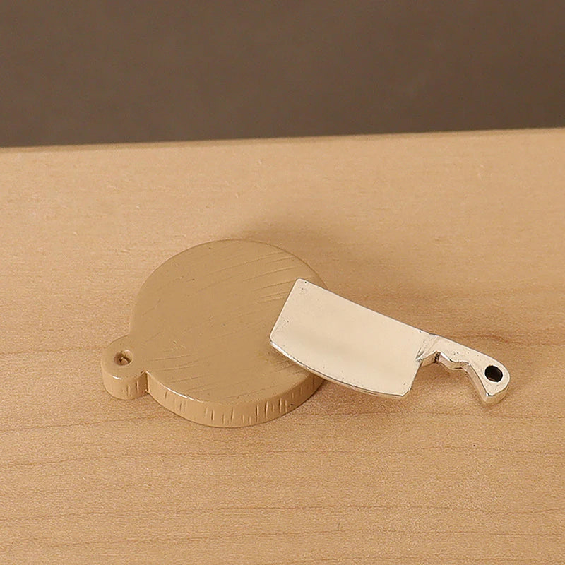 1 Set Doll House Mini Kitchen Knife Cooking Utensils Model for Dollhouse Kitchen Furniture Decoration Accessories Toy