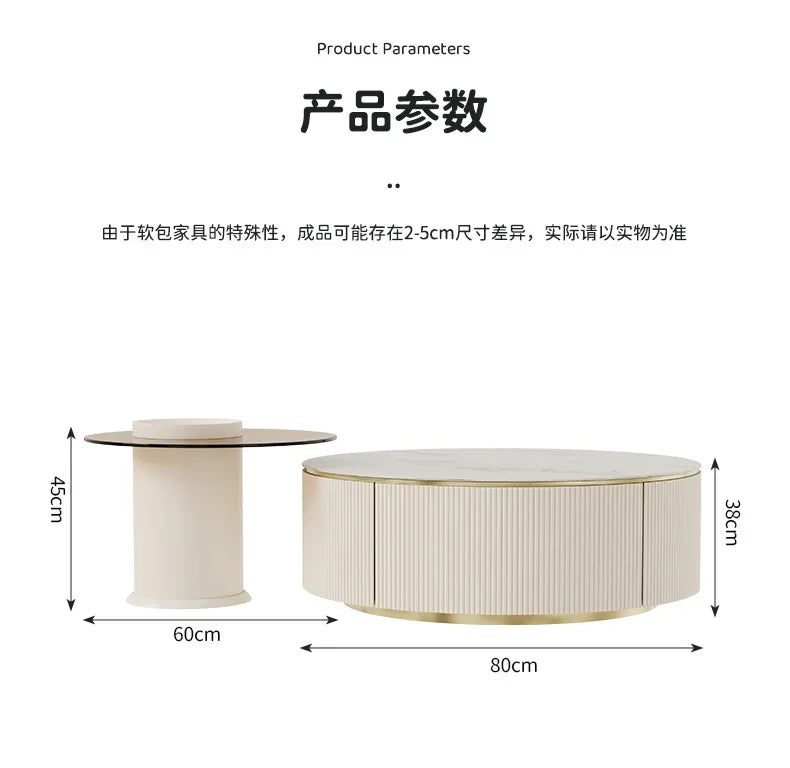 Living Room Sets Furniture Coffee Table Service Hallway Simple Aesthetic Dining Set Center Small Lifting Luxury Modern Middle Tv