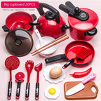 Kitchen Toys Set For Kids Girl Cooking Baby Cutting Fruit Cooking Kitchen Utensils Children's Simulation Education Pretend Play