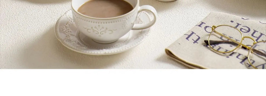 Baroque Vintage Ceramic Dinner Plates Western Food Dishes and Plates Sets European Modern Kiln Change Carving  Tableware Home