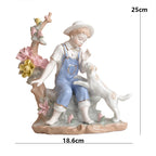 Modern minimalist European home decor character decorations living room wine cabinet decorations ceramic handicraftsjavascript: