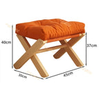 Home Living Room Sofa Simple and Multifunctional Portable Folding Footrest Stool Shoe Changing Stool