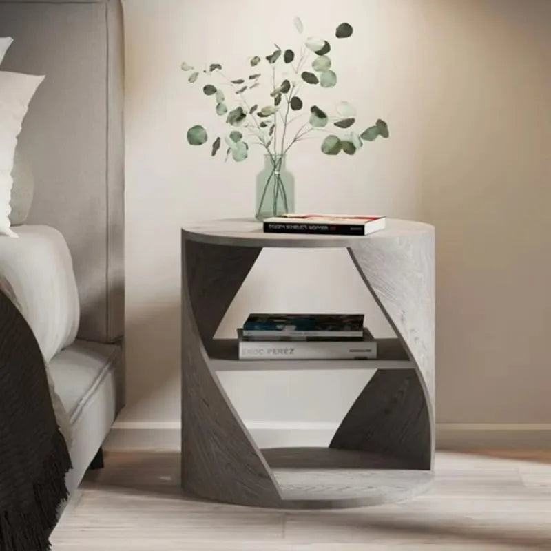 Modern Aesthetic Night Table Trendy Minimalist Furniture Storage Bedside Table Space Saving Luxury Criado Mudo Bedroom Furniture