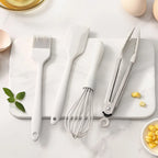 Kitchen Kit 12 Pieces Silicone Food Grade Utensils Cooking Sets Turner Spatula Measuring Spoon Practical Cookware Tool Kitchenwa