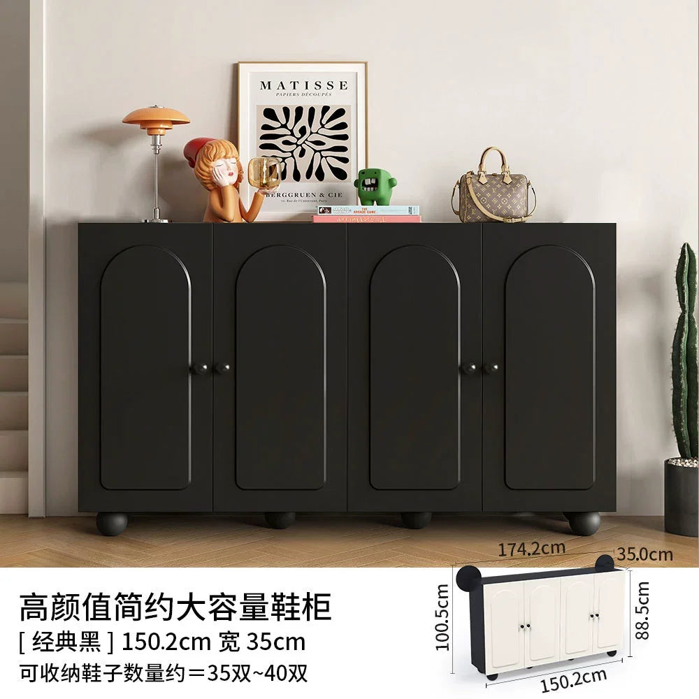 Keys Display Cabinet Cream Standing Office Buffet Cabinets Luxury Organization Mueble Recibidor De Entrada Home Furniture