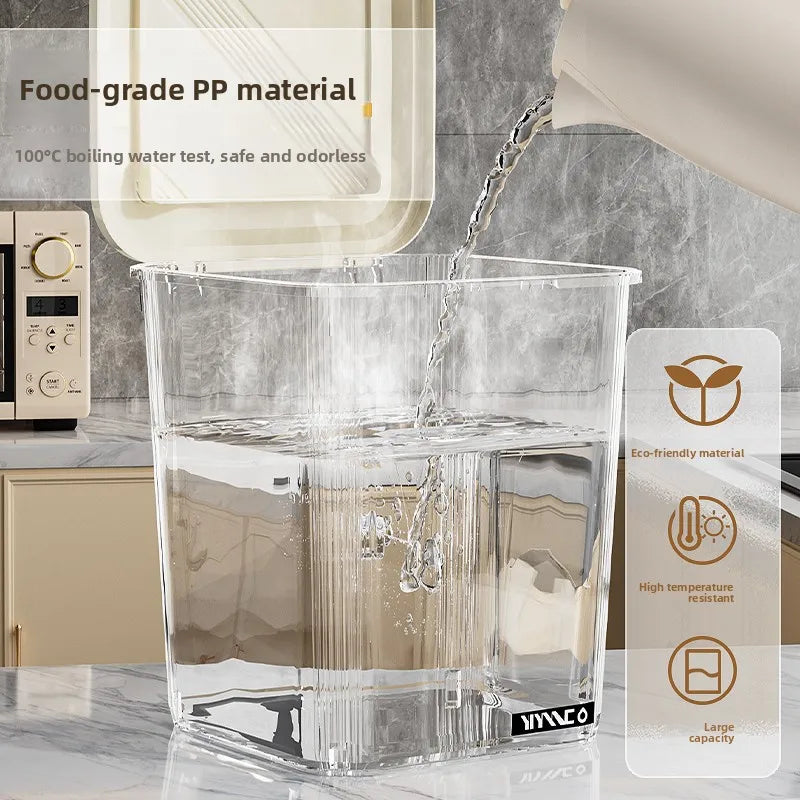 Food ade Sed Rice Storage Box Moisture Proof Bug Resistant Plastic Kitchen Storage Container for Home Use 5L And above C...