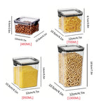 Food storage containers with airtight lids, freezer safe, BPA free plastic meal prep containers and kitchen sets.